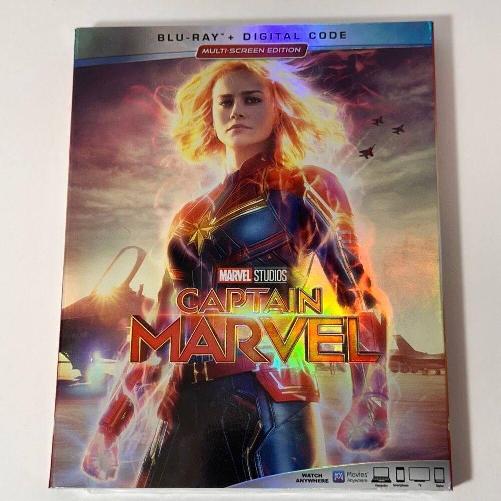 Disney’s Marvel Studios Captain Marvel Blu-Ray Digital Code Digital Screen Editi